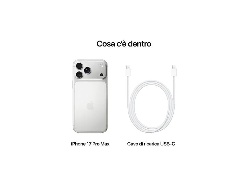 APPLE iPhone 17 Pro Max  Argento